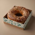 Custom-printed bagel boxes with bakery branding