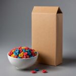 Kraft blank cereal box made from eco-friendly materials