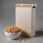 DIY craft project using a blank cereal box