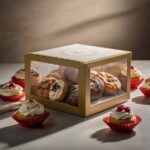 Sturdy custom bakery box for cakes and pastries