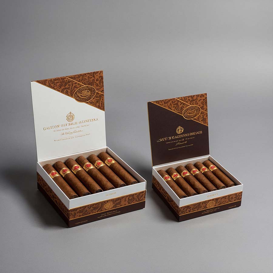 High-quality custom cigar box for retail and gifting