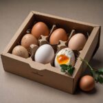 Personalized egg packaging with logo and design