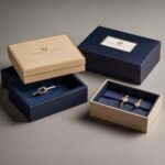 High-end custom jewelry packaging with soft lining