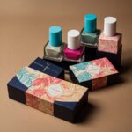 Eco-friendly nail polish boxes with vibrant prints