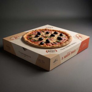 Custom pizza boxes with eco-friendly materials and unique designs by Hexa Custom Boxes