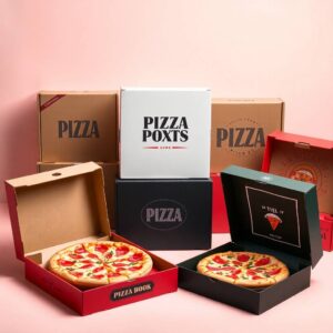 Custom printed pizza boxes