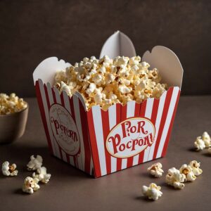 Eco-friendly custom popcorn boxes for theaters