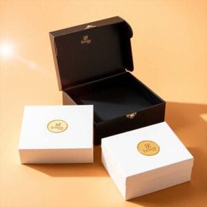 High-end gift packaging in custom rigid boxes