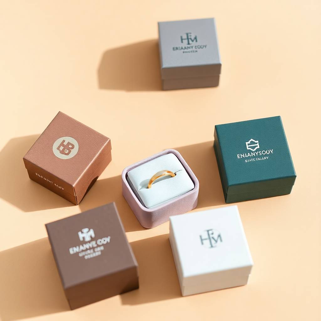 Custom Ring Boxes in Wholesale with Free Shipping