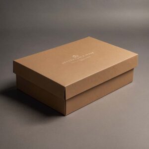 Custom shoe boxes with brand logo and stylish design