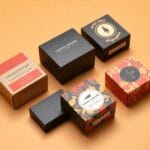 Elegant custom soap packaging with branding
