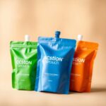 Branded custom spout pouches for juice and beverages