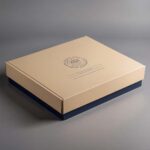 Custom-branded rigid mailer box with logo