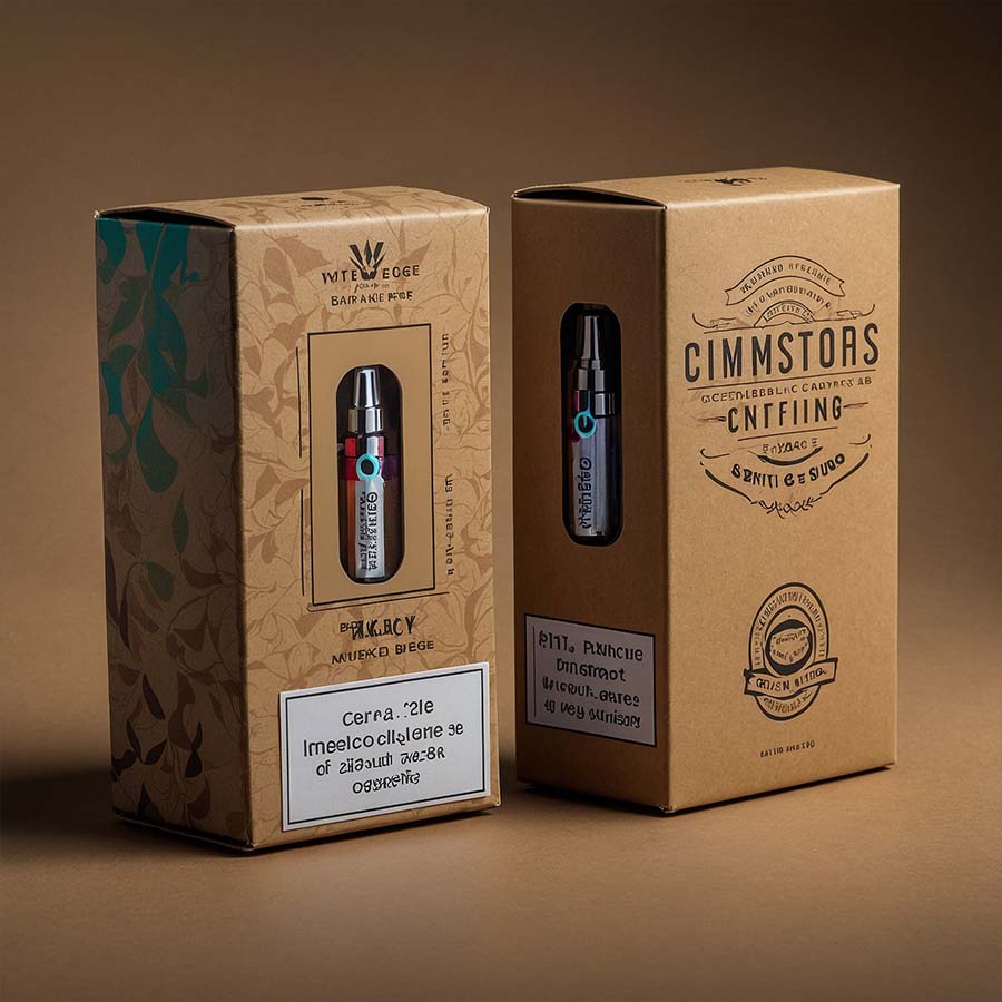 Sturdy and stylish boxes for vape cartridges