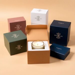 Order Custom Printed Candle Boxes with Inserts in USA