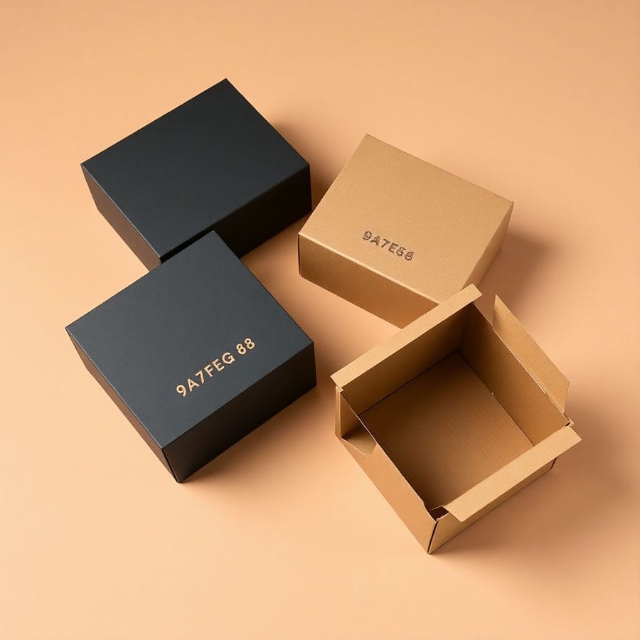 Custom-printed cardboard boxes with lids for packaging