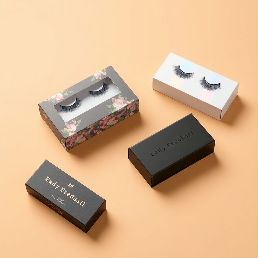 Luxury lash packaging with custom printing options