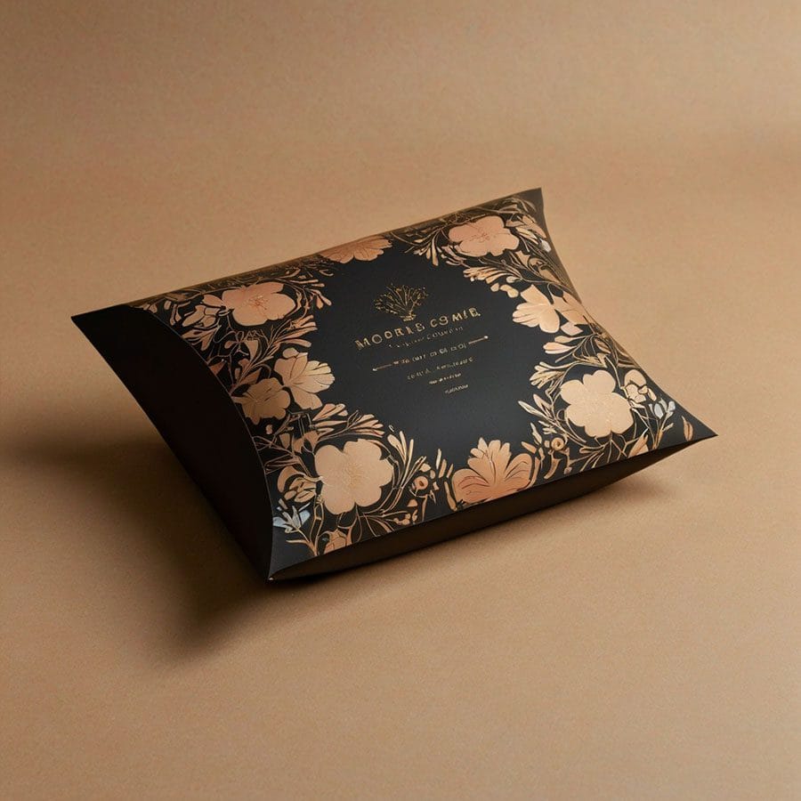 Kraft pillow packaging boxes for eco-friendly brands