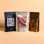 Heat-sealed custom printed Mylar bags with airtight closure