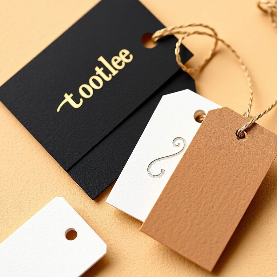 Custom printed wholesale jewelry tags for retailers