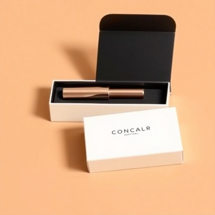 Eco-friendly Concealer packaging in soft tones