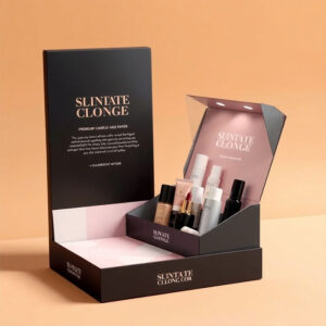 Elegant custom cosmetic display boxes for makeup