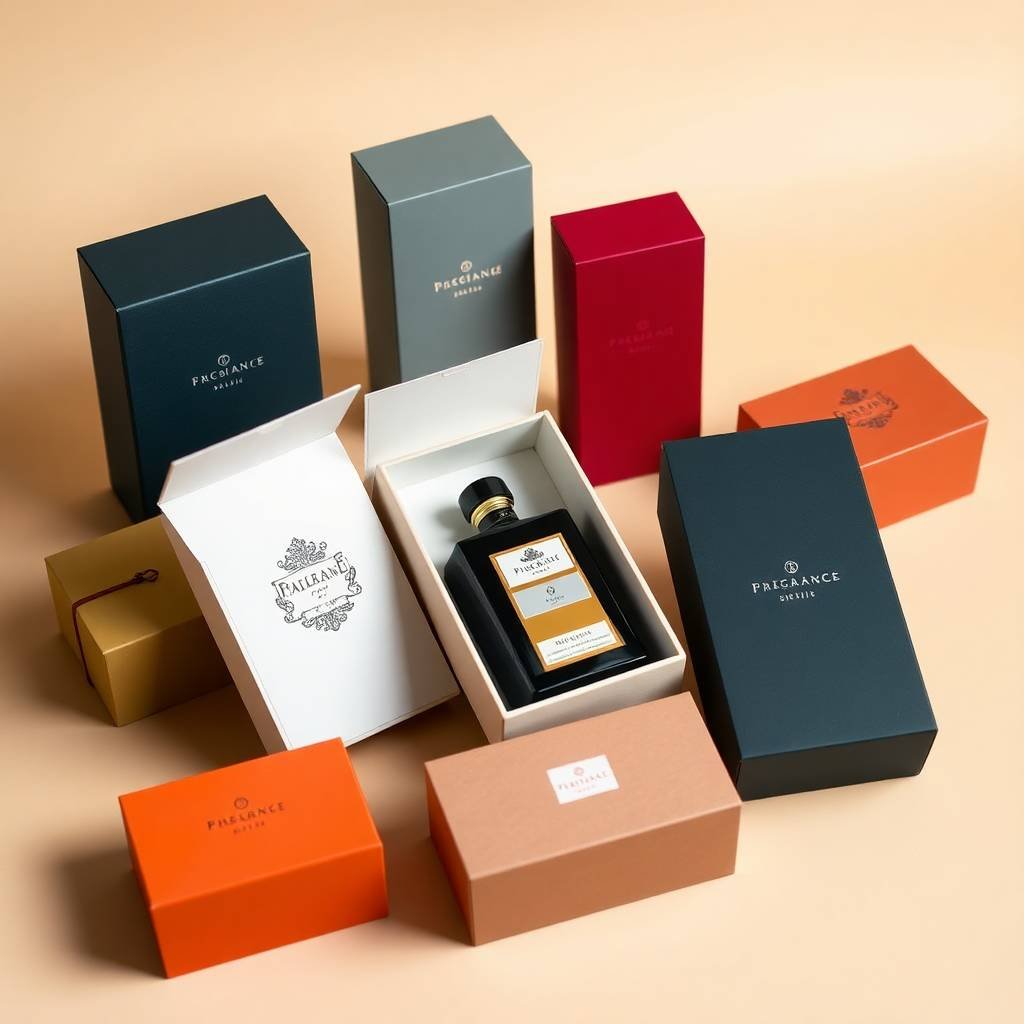Printed Custom Cologne Boxes with Logo at Wholesale