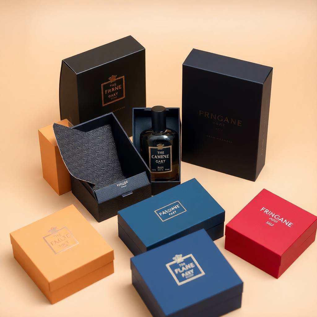 Printed Custom Cologne Boxes with Logo at Wholesale