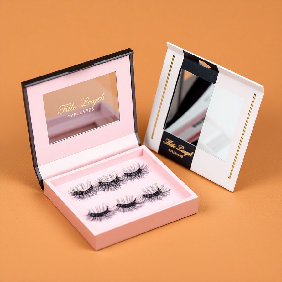 Custom printed Eyelash Cases packaging