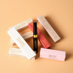 Custom Printed Gold Foil Mascara Boxes at Wholesale