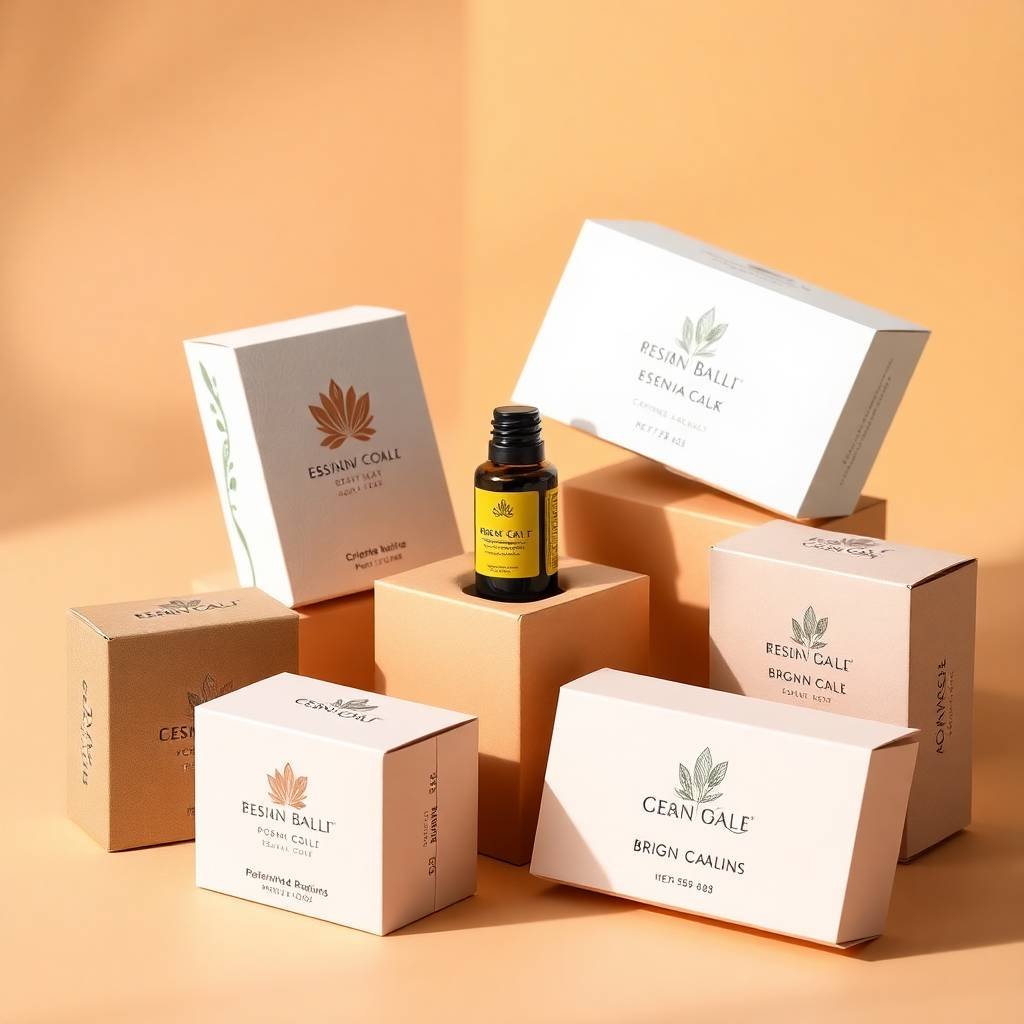 Custom Printed Essential Oil Boxes & Packaging - Low MOQ