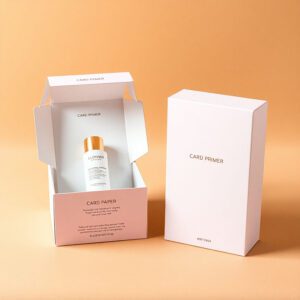 Custom Face Primer Boxes with matte finish