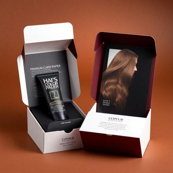 Box Hair Color In Store Display Custom Printed Hair Color Boxes and Packaging Wholesale