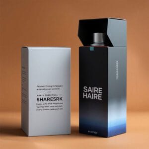 Custom hairspray boxes with company logo