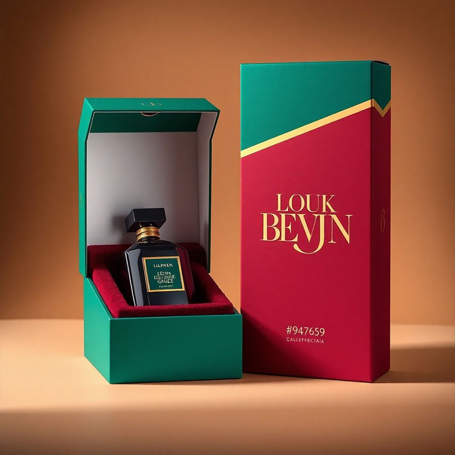 High-end cosmetic box with magnetic closure