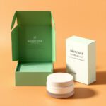 Elegant skin care packaging with custom printing