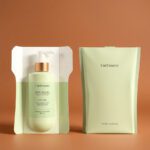 Eco-friendly skin care packaging with logo