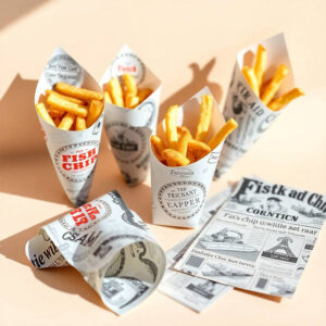 Custom Fish and Chip Paper