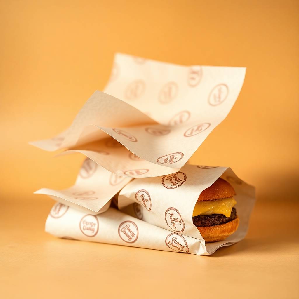 Custom Burger Paper