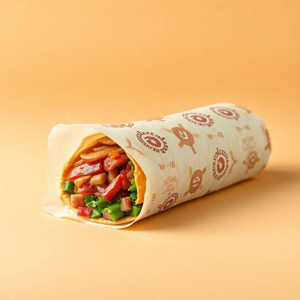 Custom Shawarma Paper for Branded Food Wraps