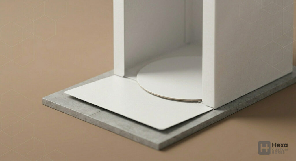 Bakery Packaging Guide: Materials, GSM & Box Styles 1 To demonstrate the "Drop-Down" mechanism which is a major selling point for cake safety.