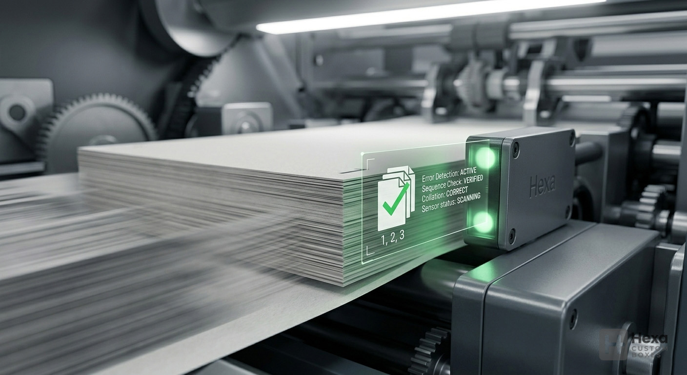 Collate Printing: Master Guide to Packaging Efficiency 3 High-Tech Verification of collating