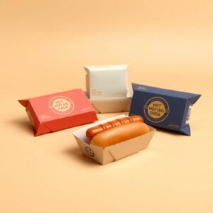 Home - Custom Printed Boxes 77 Custom Hot Dog Packaging Trays - Free Shipping