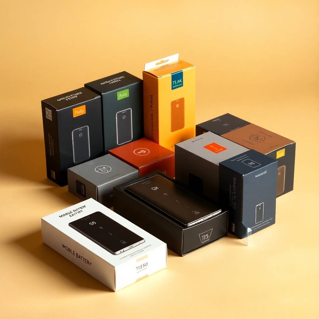 Mobile. Add Box Custom Mobile Battery Packaging Boxes at Wholesale
