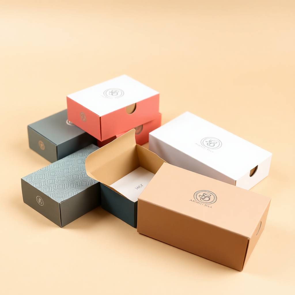 Printed thumb cut boxes for retail display