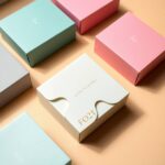 Custom packaging with thumb cut opening