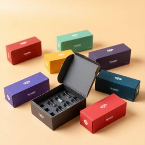 Custom Printed Vial Boxes with Logo at Wholesale