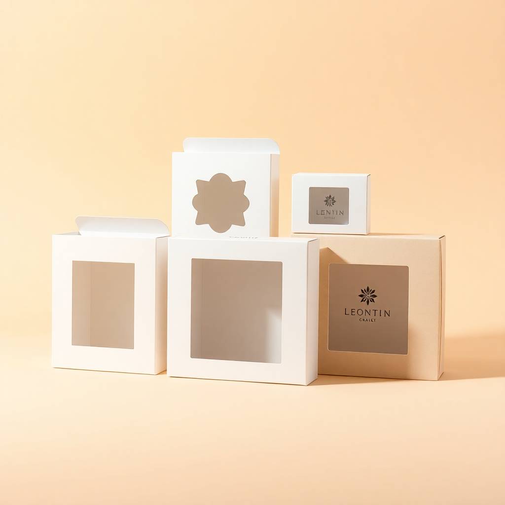 Affordable Custom Die Cut Window Boxes - Free Shipping