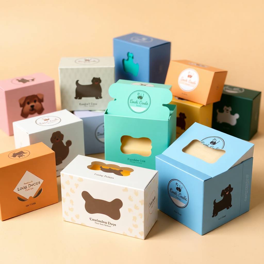 Custom Dog Soap Boxes with Window - Free Shipping