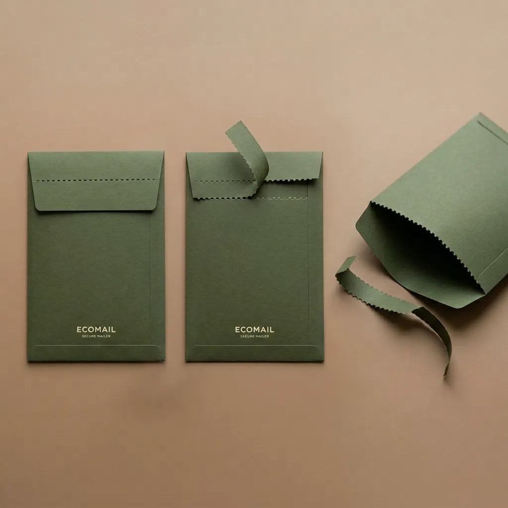 Custom Tear Strip Envelopes: Security & The "Zip-Reveal"